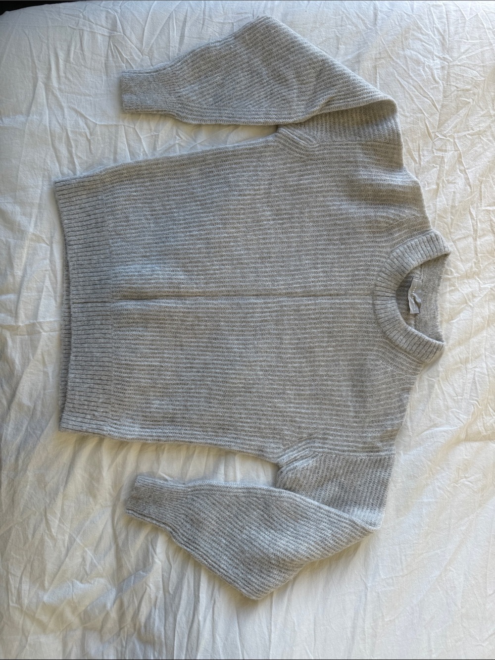 Everlane Light Gray Crewneck Sweater